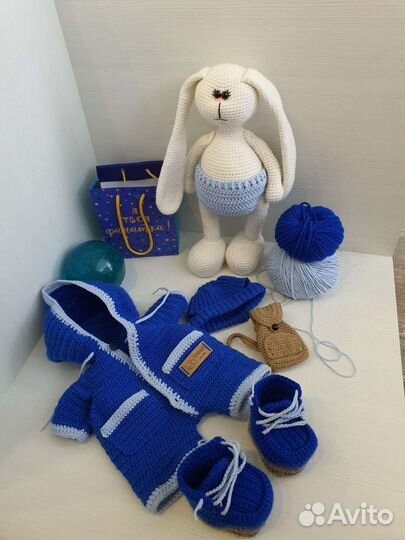 Заяц тильда вязаные игрушки ручной работы