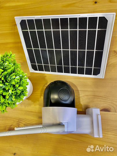 Умная 4G камера на солнечных батареях V380