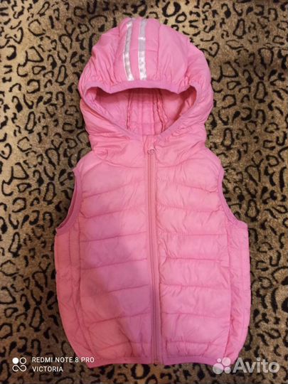 Безрукавка для девочки