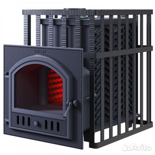 Чугунная печь для бани