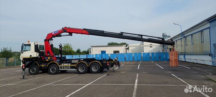Аренда и услуги манипулятора, стрела 8 т, 21 м, борт 21.4 т, 7 м