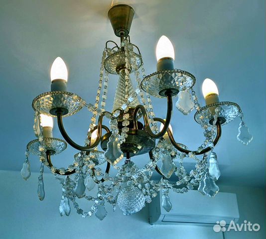 Хрустальная люстра СССР