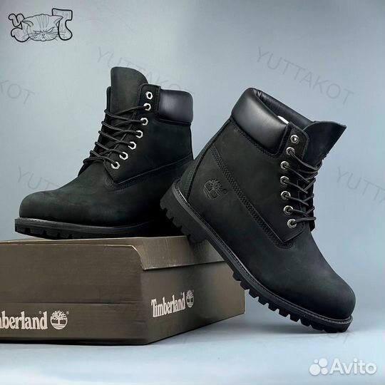 Ботинки Timberland 6 Inch Black Boots