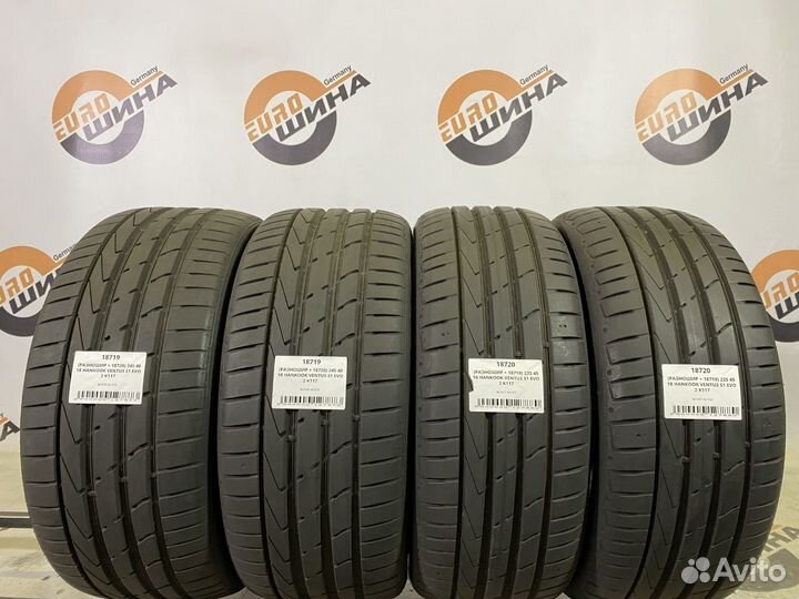 Hankook Ventus S1 Evo 2 K117 225/45 R18 и 245/40 R18
