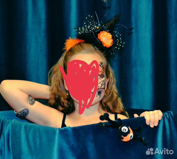 Шляпка ведьмочки на Хэллоуин