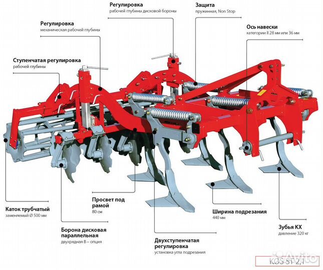 Культиватор Unia Kos, 2023