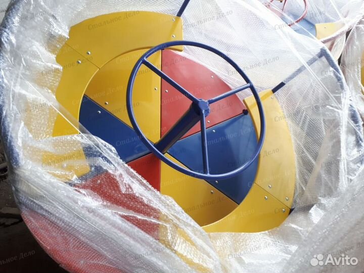 Уличная карусель, горка, балансир G3380