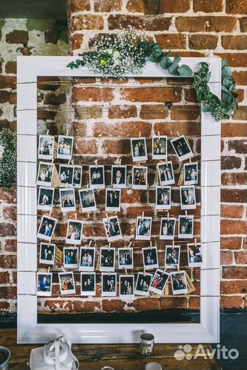 Печать фото в стиле polaroid на instax