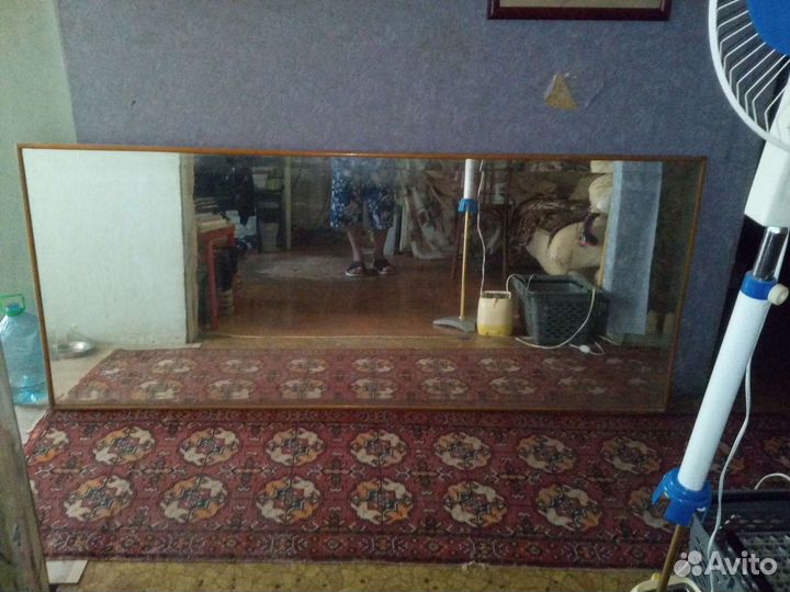 Зеркало 50-е года полотно но серебре