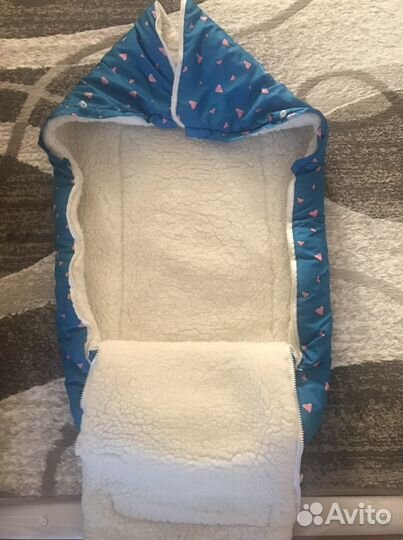 Конверт зимний на овчине