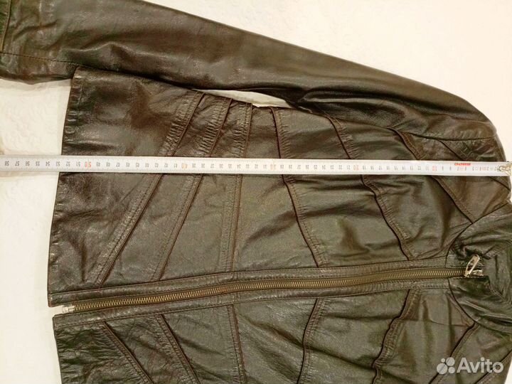 Куртка кожаная женская, весна, Турция