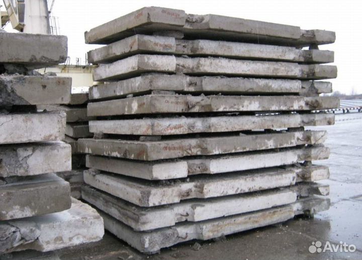 Плиты дорожные бу