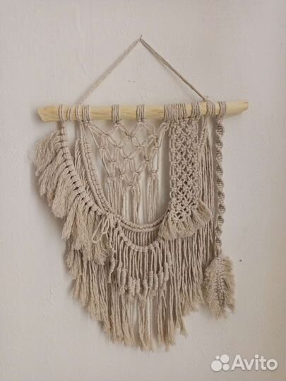 Панно макраме плетеное украшение и декор на стену