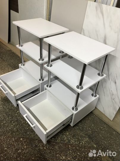 Тележка, тумба, этажерка с ящиком на колесиках