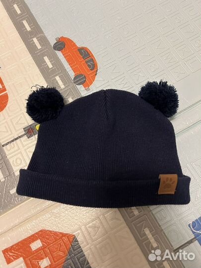 Шапка для мальчика 6-9 мес