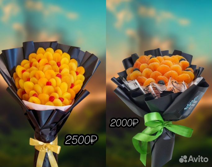 Фруктовые букеты / Букеты с сухофруктами