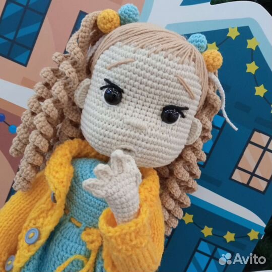 Вязаная кукла, кукла