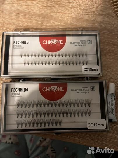Накладные ресницы пучки