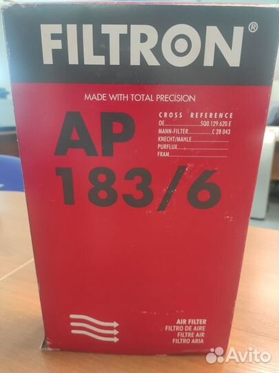 Воздушный фильтр AP 183/6 Filtron
