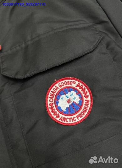 Длинная куртка Canada Goose зима