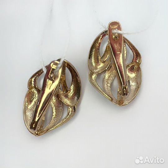 Золотые серьги