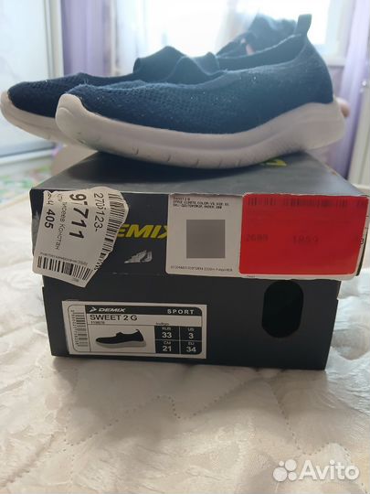 Слипоны для девочки 34 размер