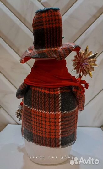 Интерьерный снеговик