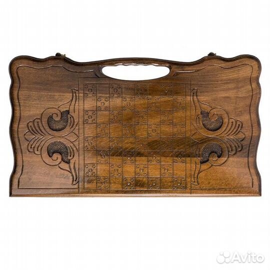 Нарды и шашки резные Олень 51 х 54 см бук Армения 62675