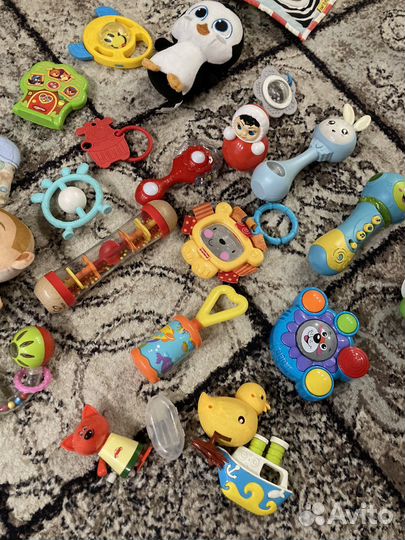 Игрушки погремушки пакетом