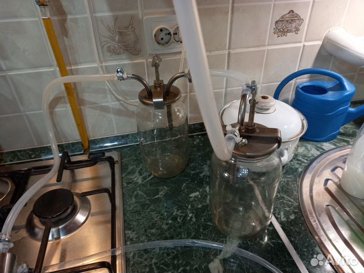 Самогонный аппарат с 2 сухопарниками