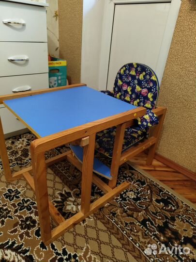 Детский стол и стул 2 в 1