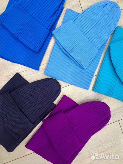 Шапка+снуд в ассортименте 52-56