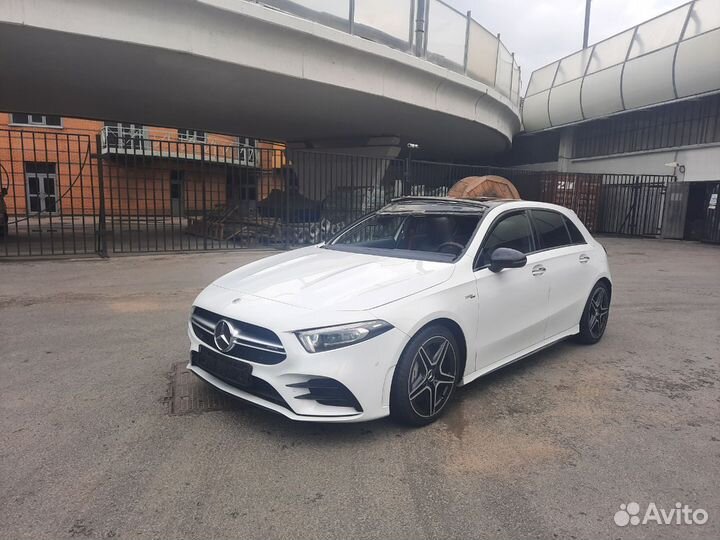 Mercedes-Benz A-класс AMG 2.0 AMT, 2022, битый, 32 000 км