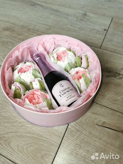 Сладкие букеты из зефира