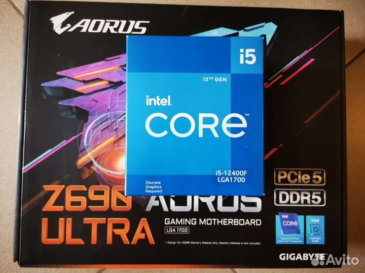 Intel Z690 B760, i5 12400f 13400 13600k
