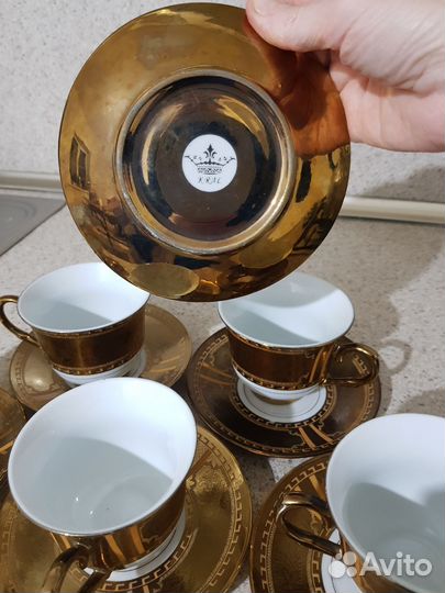 Кружки с блюдцем для чая или кофе