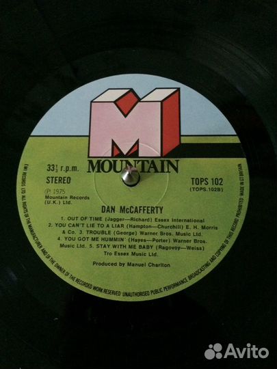 Dan MacCafferty 1975