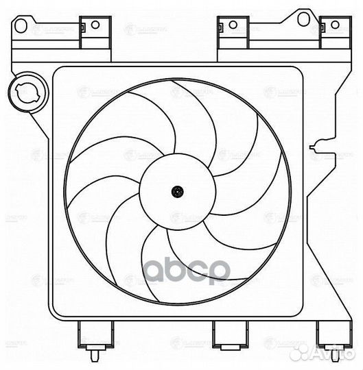 Электровентилятор охлаждения для а/м Citroen
