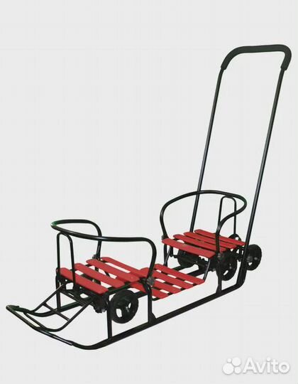 Санки для двойни погодок близнецов новые