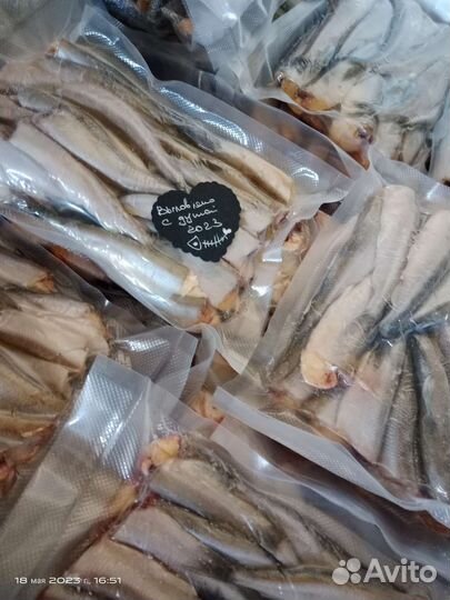 Корюшка С/М в вакуумной упаковке/ улов весна 2023