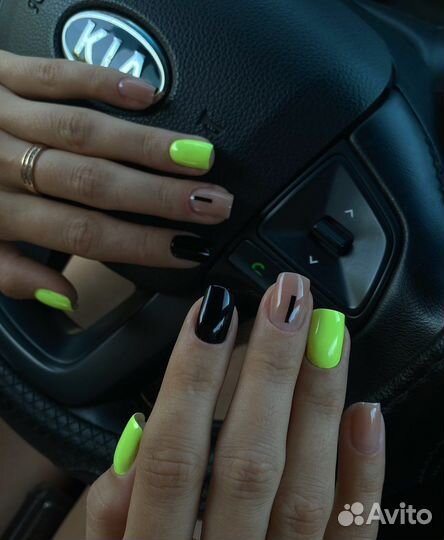 Гель лак наращивание ногтей маникюр