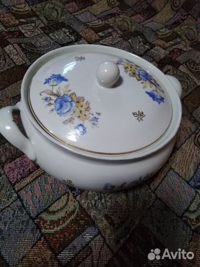 Супница фарфор 20 век можно в коллекцию