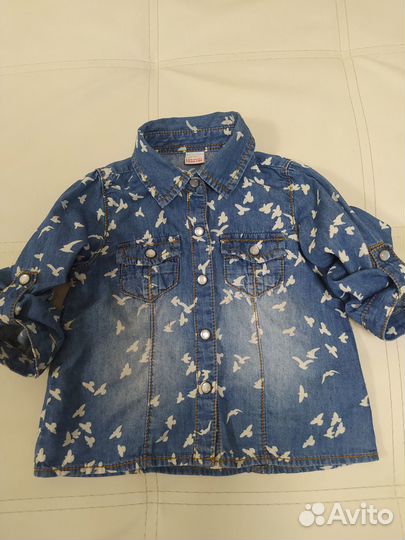 Джинсовая рубашка