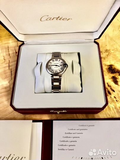 Часы Cartier женские ballon bleu оригинал