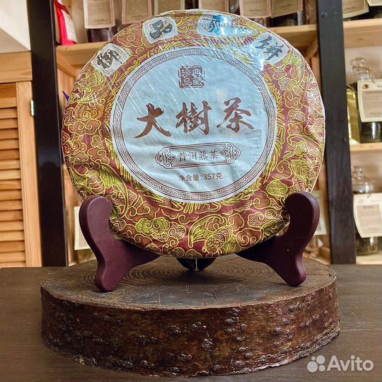 Мощный шу пуэр блин 357гр «Да Шу Ча» 2019 г