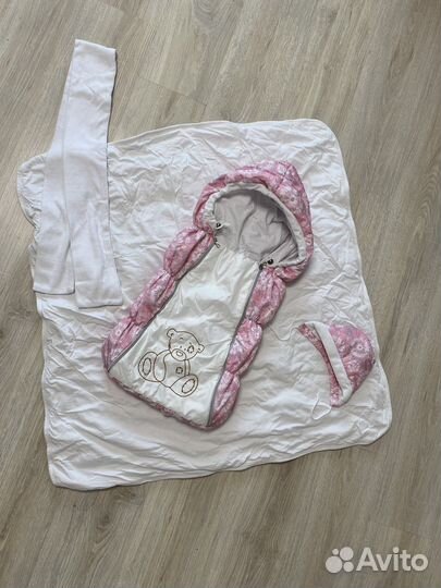 Конверт на выписку для девочки весна