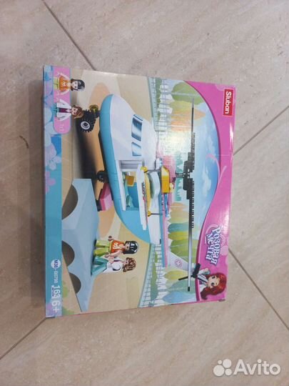 Конструктор вертолет новый для девочек