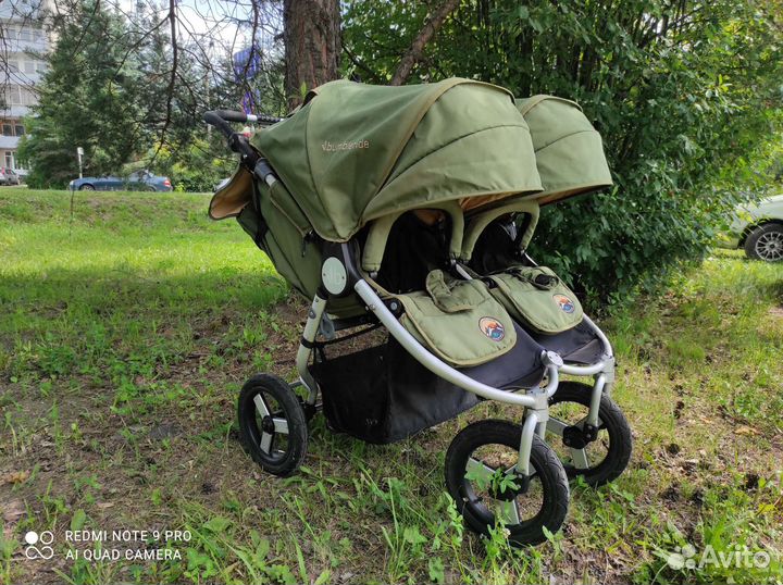 Коляска для двойни bumbleride indie twin