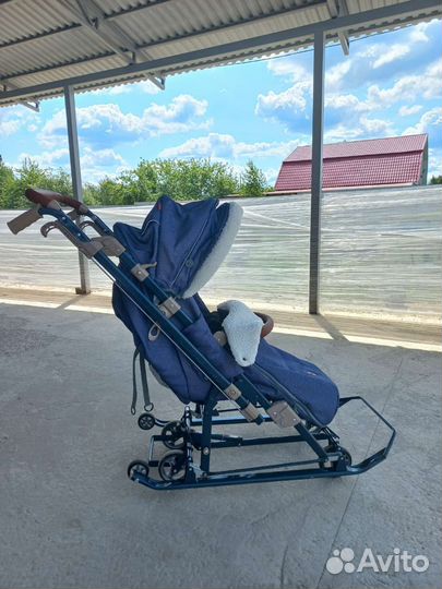 Санки коляска ника 7 8