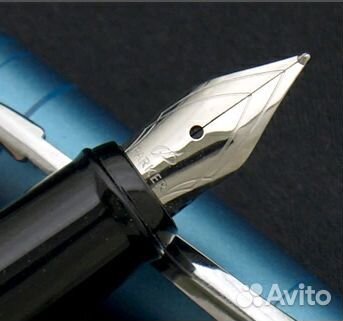 Ручка перьевая Parker Latitude F197, Slate Blue (П
